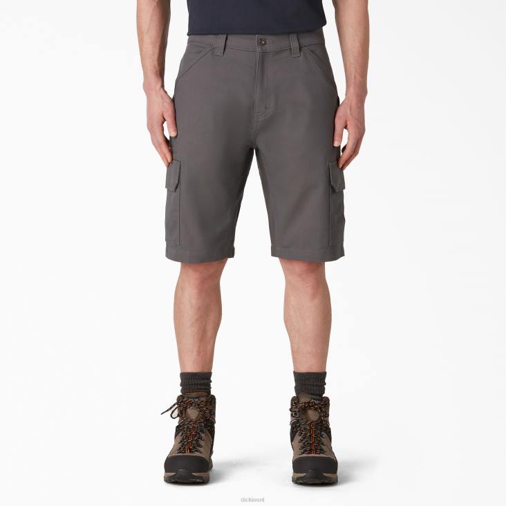 Heren Dickies duratech ranger eendenshort 11" leigrijs (sl) kleding 6F0X339