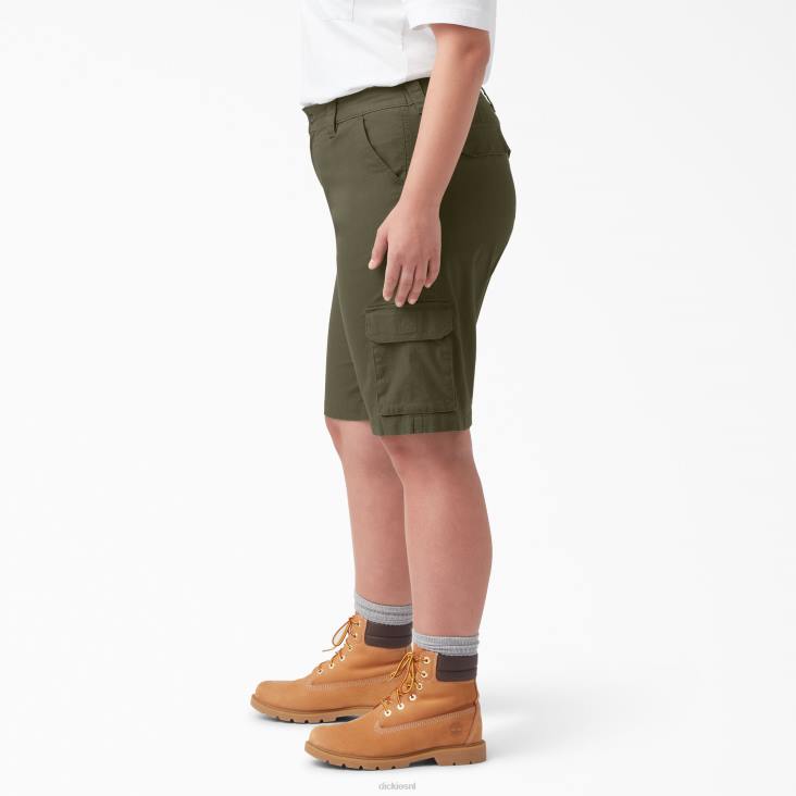 vrouwen Dickies plus ripstop cargoshort 9