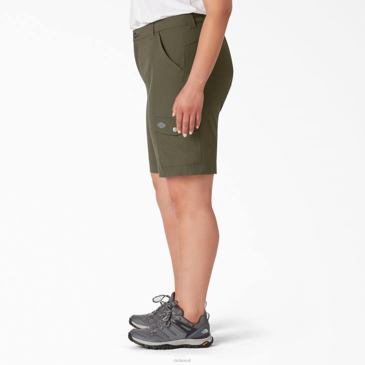 vrouwen Dickies plus verkoelende cargobroek 10