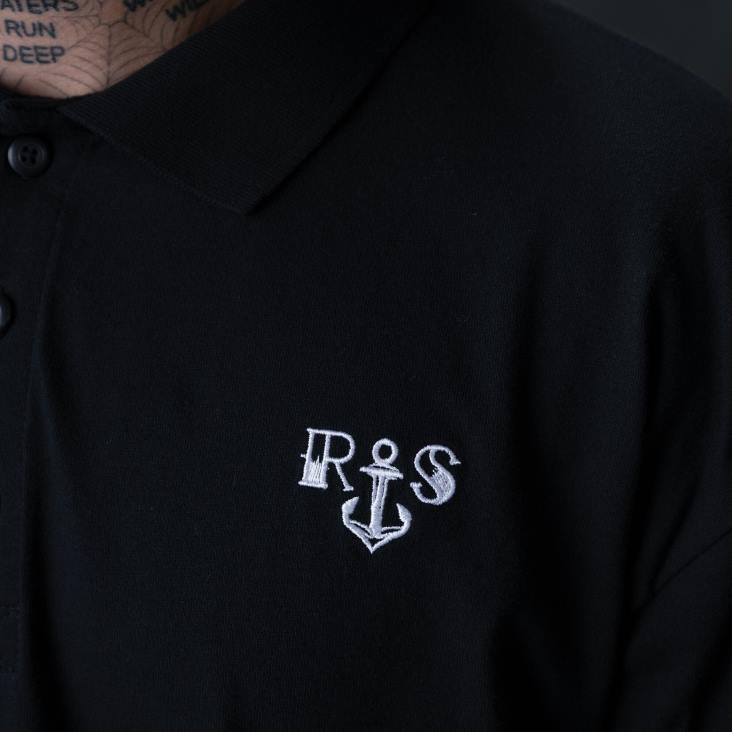 Heren Dickies Ronnie sandoval polo met lange mouwen zwart (kbk) kleding 6F0X879