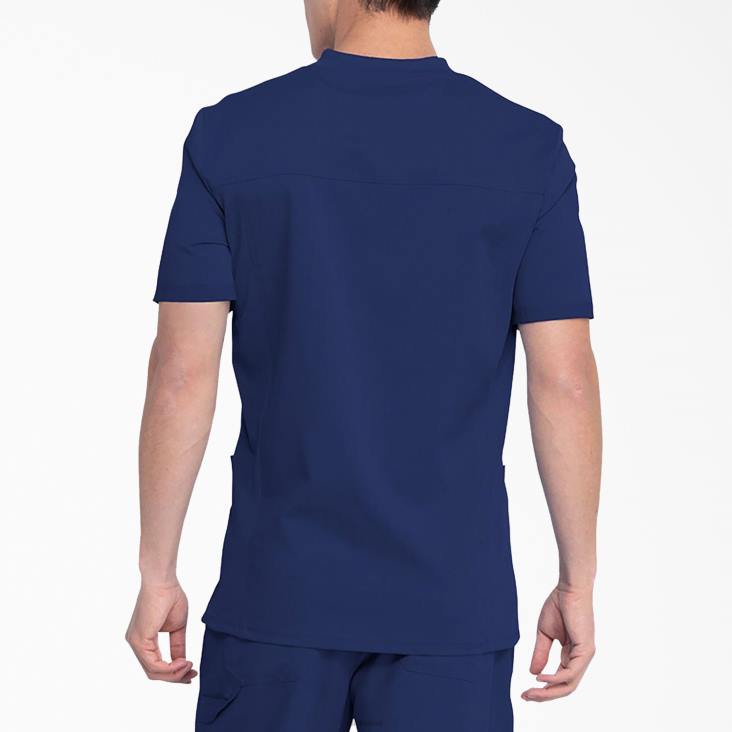 Heren Dickies balance top met V-hals en opgestikte zakken marineblauw (nvy) kleding 6F0X1411