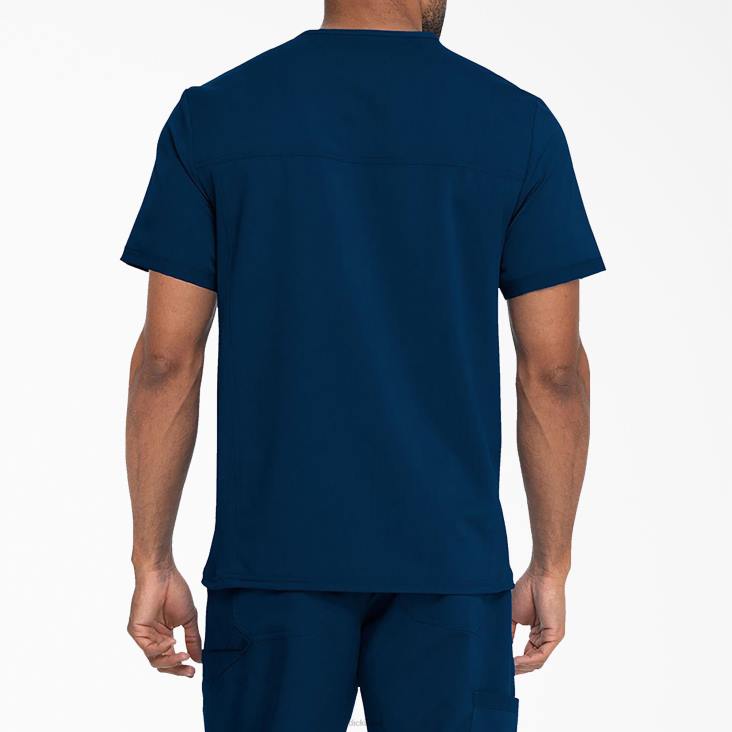 Heren Dickies balance top met v-hals marineblauw (nvy) kleding 6F0X1366