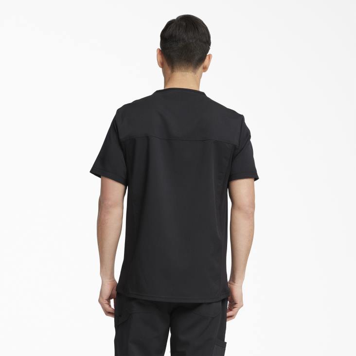 Heren Dickies balance top met v-hals zwart (zwart) kleding 6F0X1361