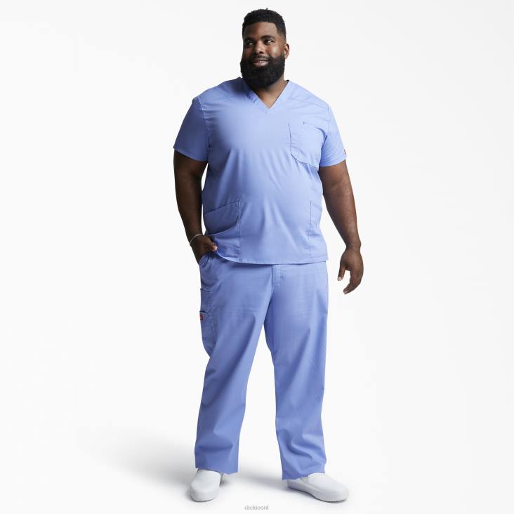 Heren Dickies eds kenmerkende scrubtop met v-hals normaal kleding 6F0X1258