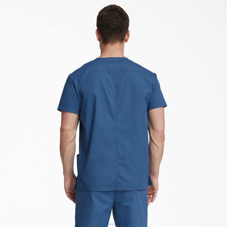 Heren Dickies eds kenmerkende scrubtop met v-hals normaal kleding 6F0X1259