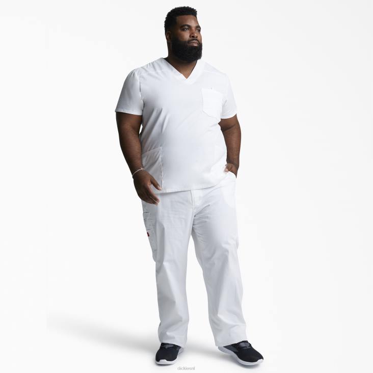 Heren Dickies eds kenmerkende scrubtop met v-hals normaal kleding 6F0X1260