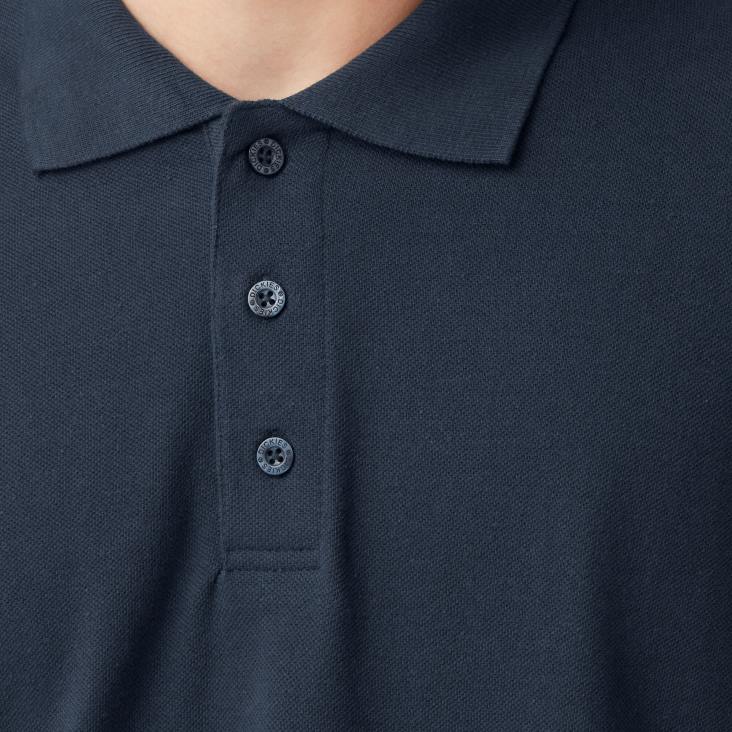 Heren Dickies piqué polo met korte mouwen voor volwassenen donker marineblauw (dn) kleding 6F0X662