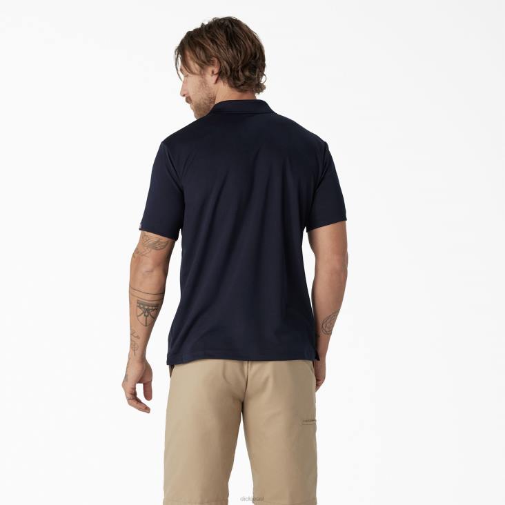 Heren Dickies prestatiepolo met korte mouwen nacht marine (in2) kleding 6F0X671