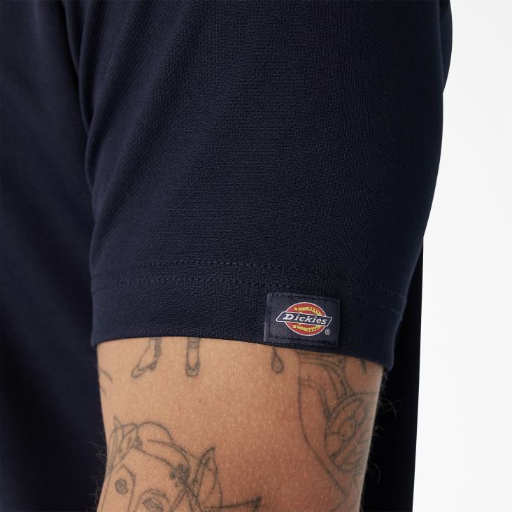 Heren Dickies prestatiepolo met korte mouwen nacht marine (in2) kleding 6F0X671