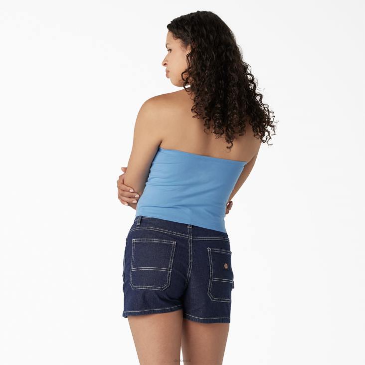 vrouwen Dickies gebreide buistop azuurblauw (ab2) kleding 6F0X2165