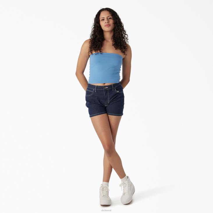 vrouwen Dickies gebreide buistop azuurblauw (ab2) kleding 6F0X2165