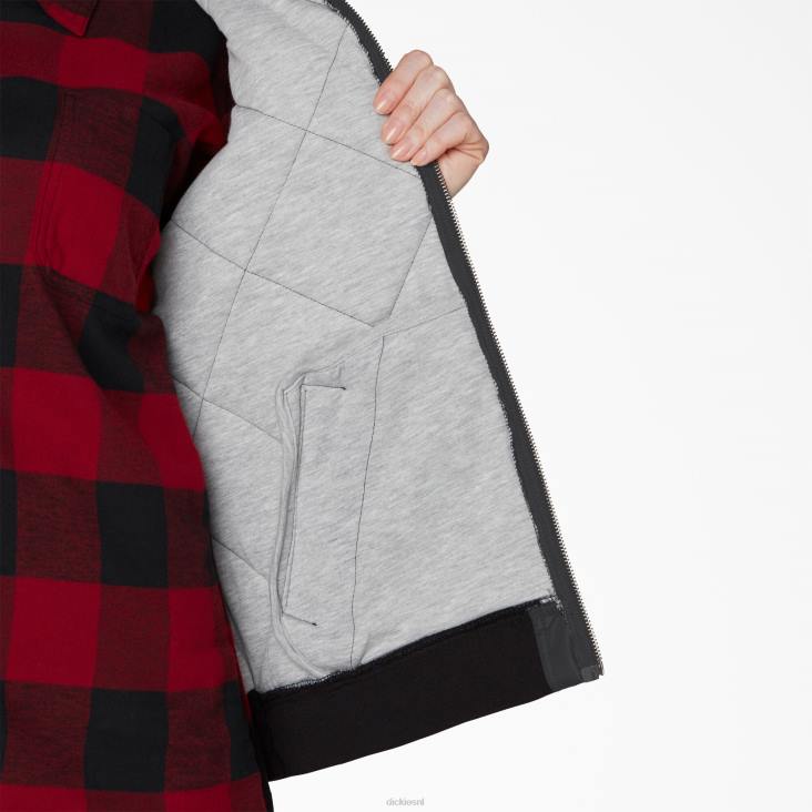 vrouwen Dickies plus gewatteerd vest zwart (bk) kleding 6F0X2324