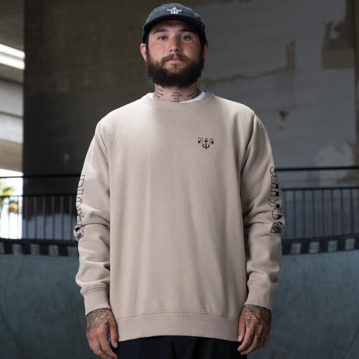 Heren Dickies Ronnie sandoval sweatshirt met relaxte pasvorm woestijnzand (ds) kleding 6F0X1128