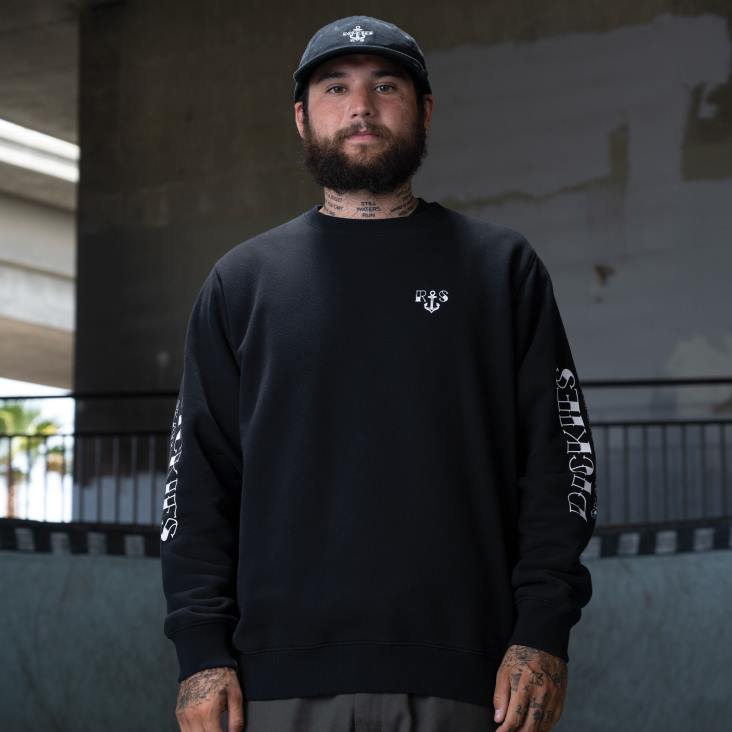 Heren Dickies Ronnie sandoval sweatshirt met relaxte pasvorm zwart (kbk) kleding 6F0X1129
