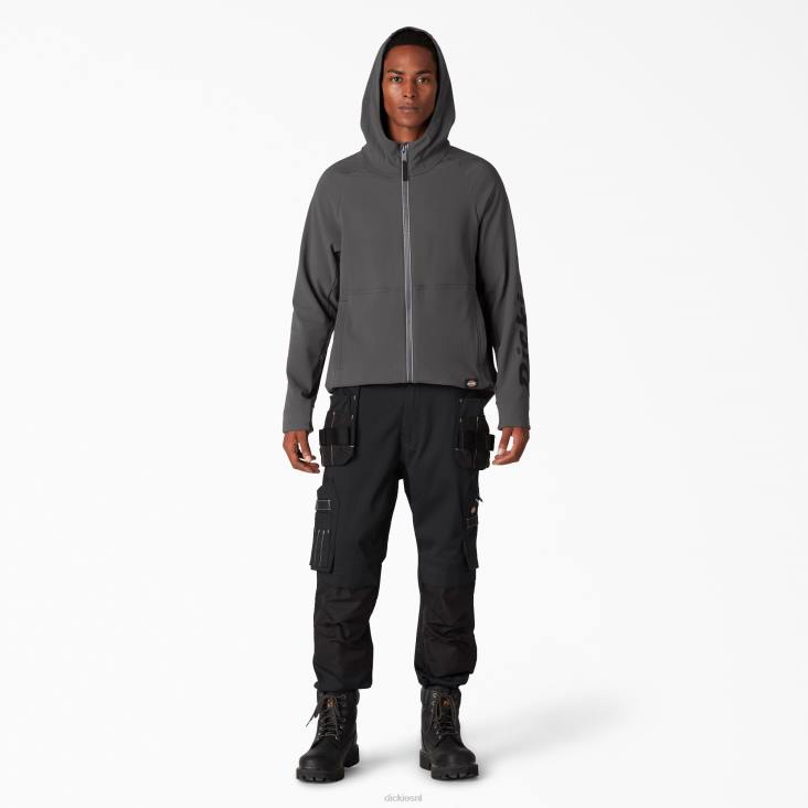 Heren Dickies Ultimate Protect-hoodie met rits leigrijs (sl) kleding 6F0X1199