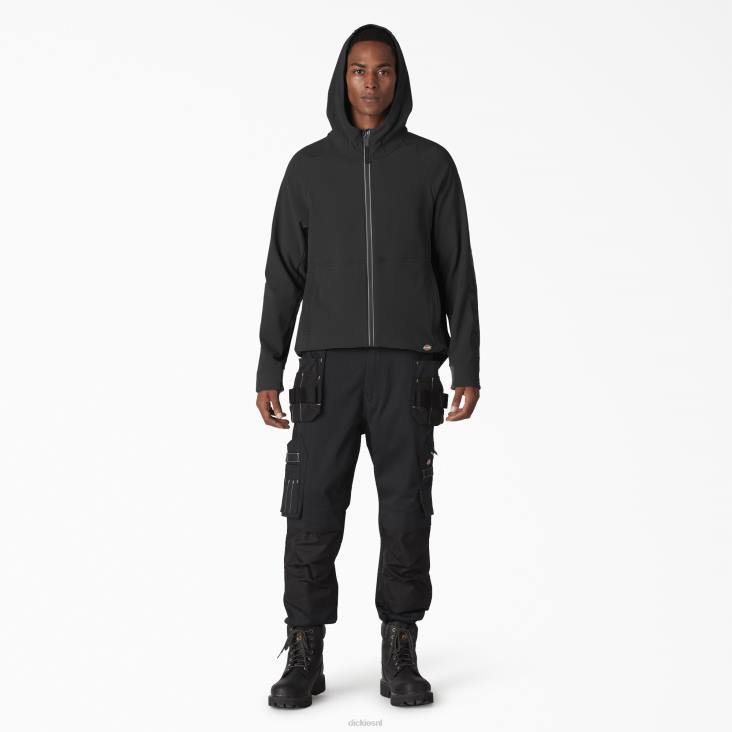 Heren Dickies Ultimate Protect-hoodie met rits zwart (bk) kleding 6F0X1198