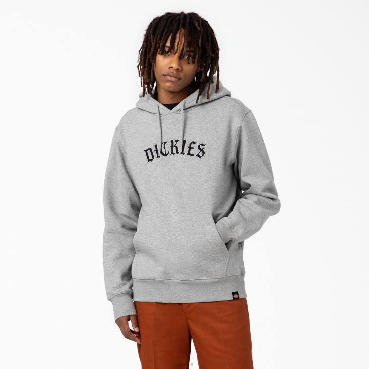 Heren Dickies hoodie met Union Springs-logo normaal kleding 6F0X1151