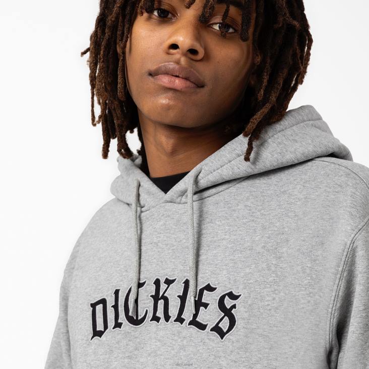 Heren Dickies hoodie met Union Springs-logo normaal kleding 6F0X1151