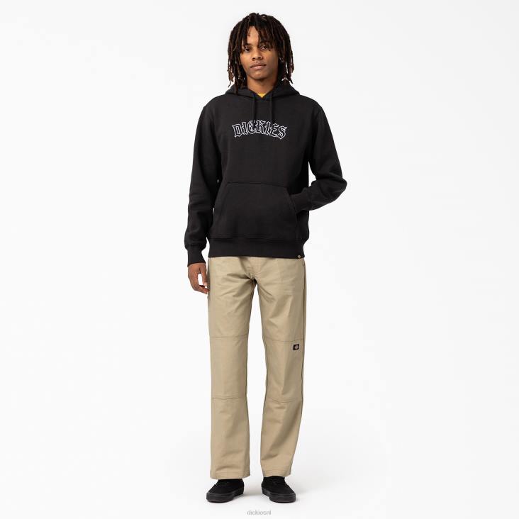 Heren Dickies hoodie met Union Springs-logo normaal kleding 6F0X1153