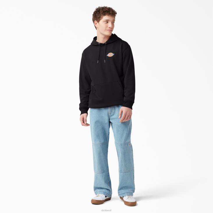 Heren Dickies hoodie met geborduurd logo op de borst normaal kleding 6F0X1209
