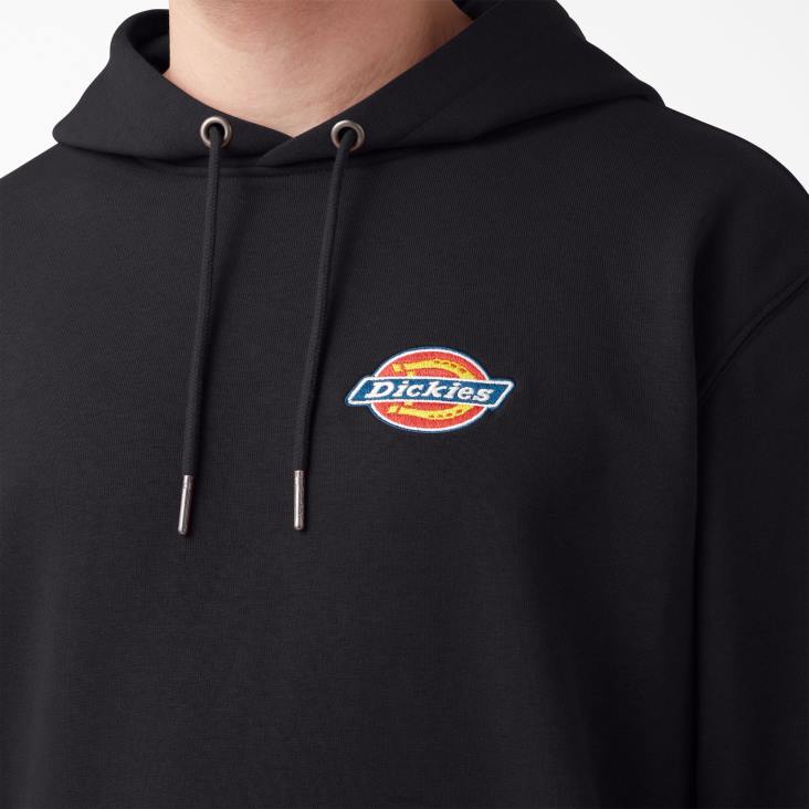 Heren Dickies hoodie met geborduurd logo op de borst normaal kleding 6F0X1209