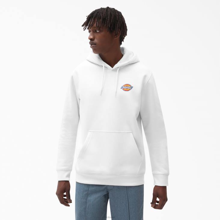Heren Dickies hoodie met geborduurd logo op de borst normaal kleding 6F0X1212