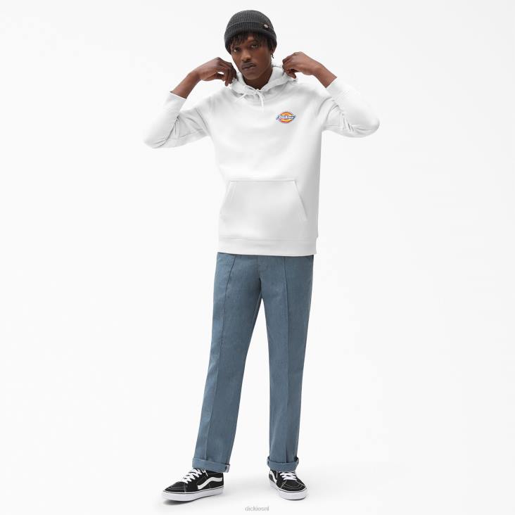 Heren Dickies hoodie met geborduurd logo op de borst normaal kleding 6F0X1212