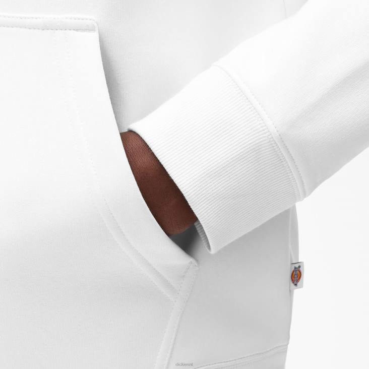 Heren Dickies hoodie met geborduurd logo op de borst normaal kleding 6F0X1212