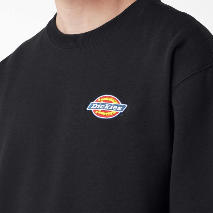 Heren Dickies sweatshirt met geborduurd logo op de borst normaal kleding 6F0X1132
