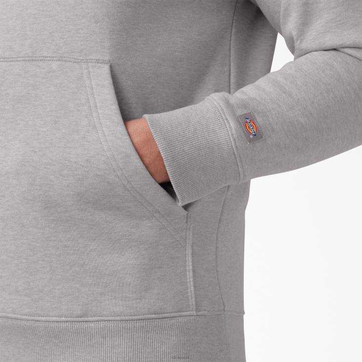 Heren Dickies waterafstotende driekleurige hoodie met logo grijs gespikkeld (hg) kleding 6F0X1106