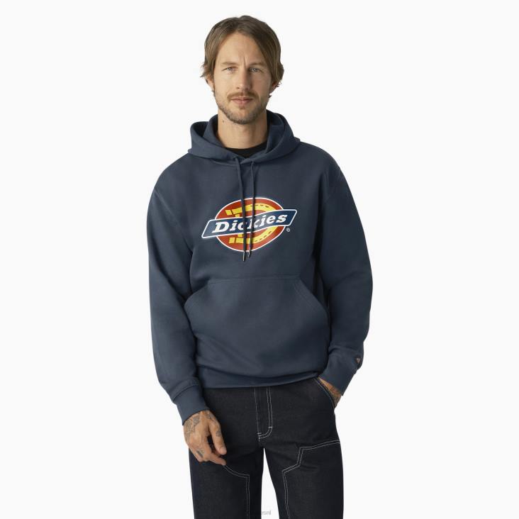 Heren Dickies waterafstotende driekleurige hoodie met logo luchtmacht blauw (af) kleding 6F0X1103