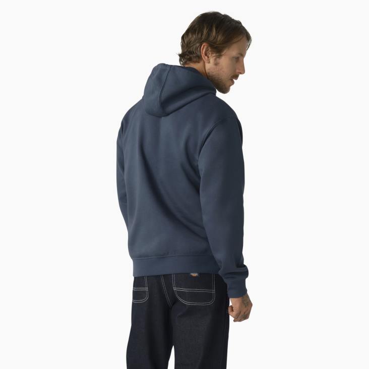 Heren Dickies waterafstotende driekleurige hoodie met logo luchtmacht blauw (af) kleding 6F0X1103