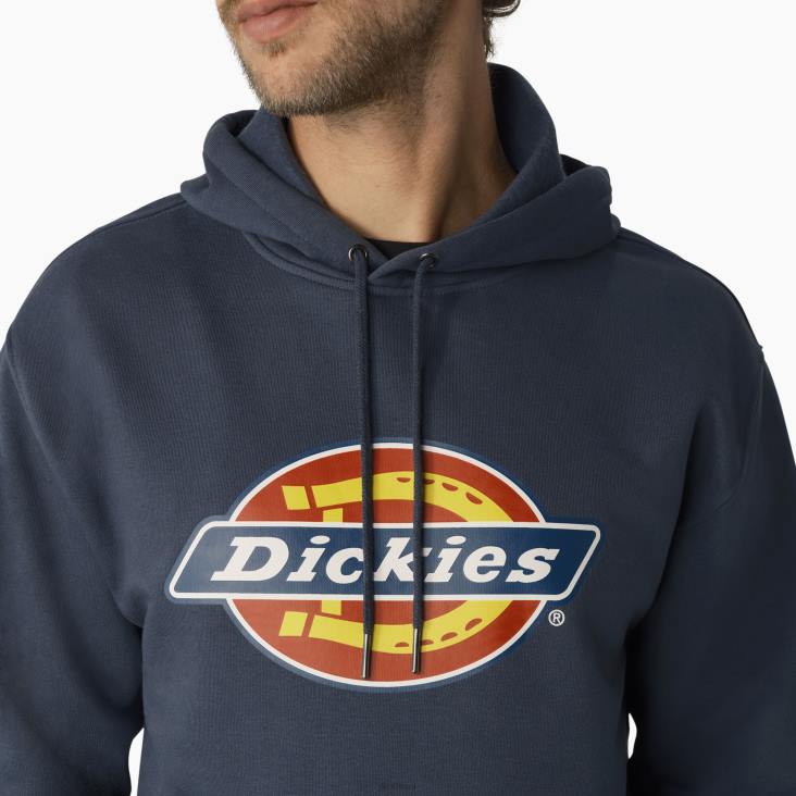 Heren Dickies waterafstotende driekleurige hoodie met logo luchtmacht blauw (af) kleding 6F0X1103