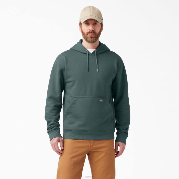 Heren Dickies waterafstotende hoodie met logo op de mouw lincoln groen (ln) kleding 6F0X1041