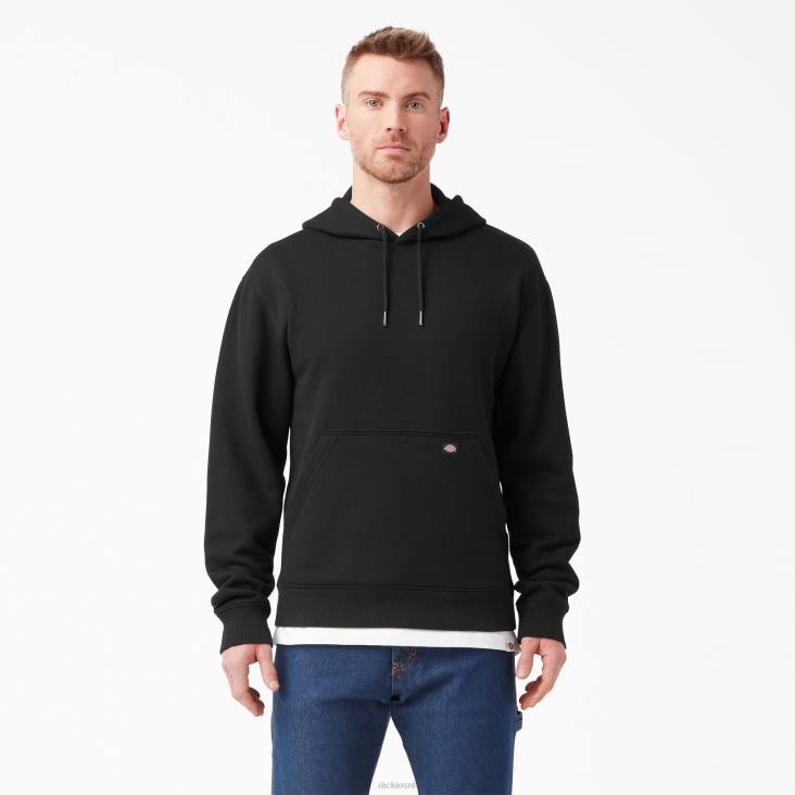 Heren Dickies waterafstotende hoodie met logo op de mouw zwart (kbk) kleding 6F0X1040