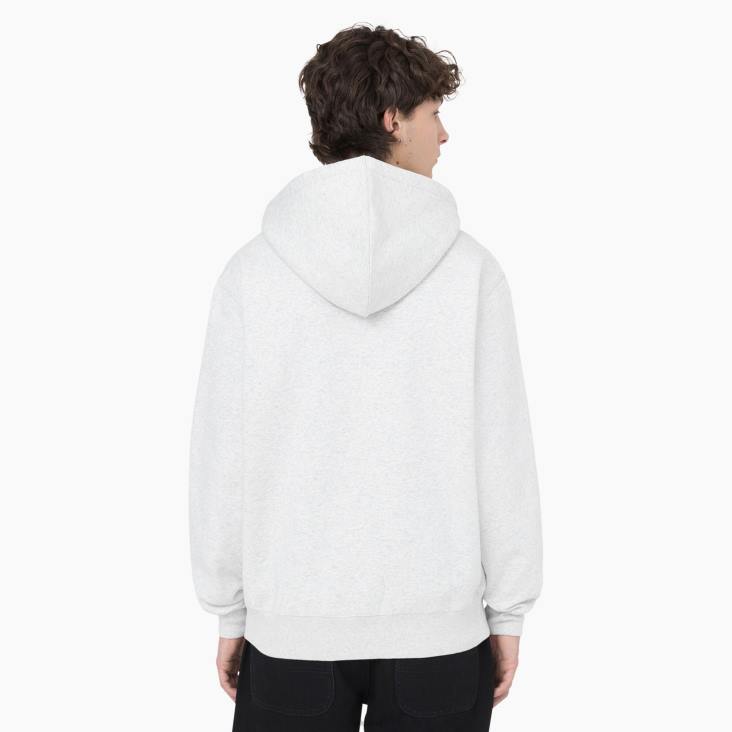 Heren Dickies zomerse hoodie grijs gespikkeld (hg) kleding 6F0X1182