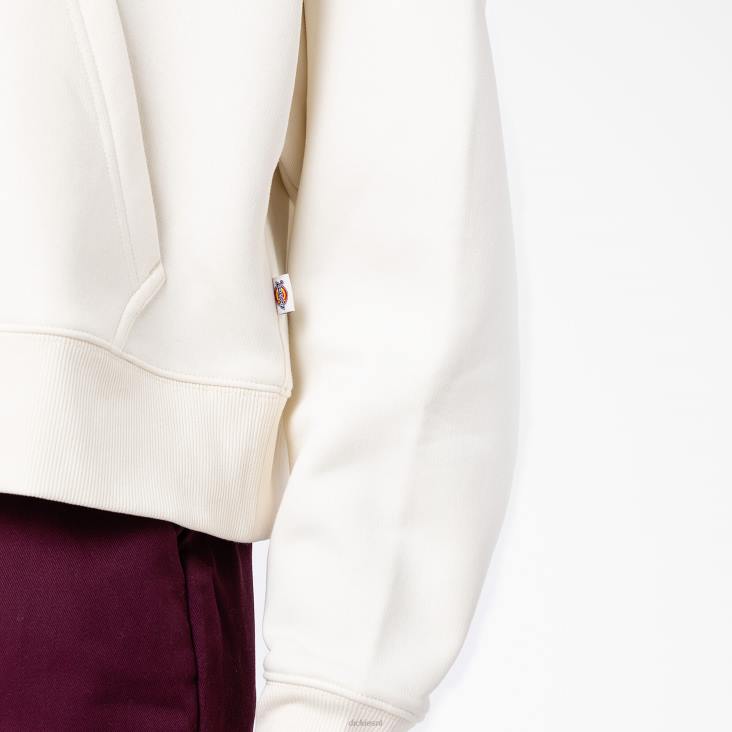 vrouwen Dickies Oakport hoodie met rits crème (cr9) kleding 6F0X2317