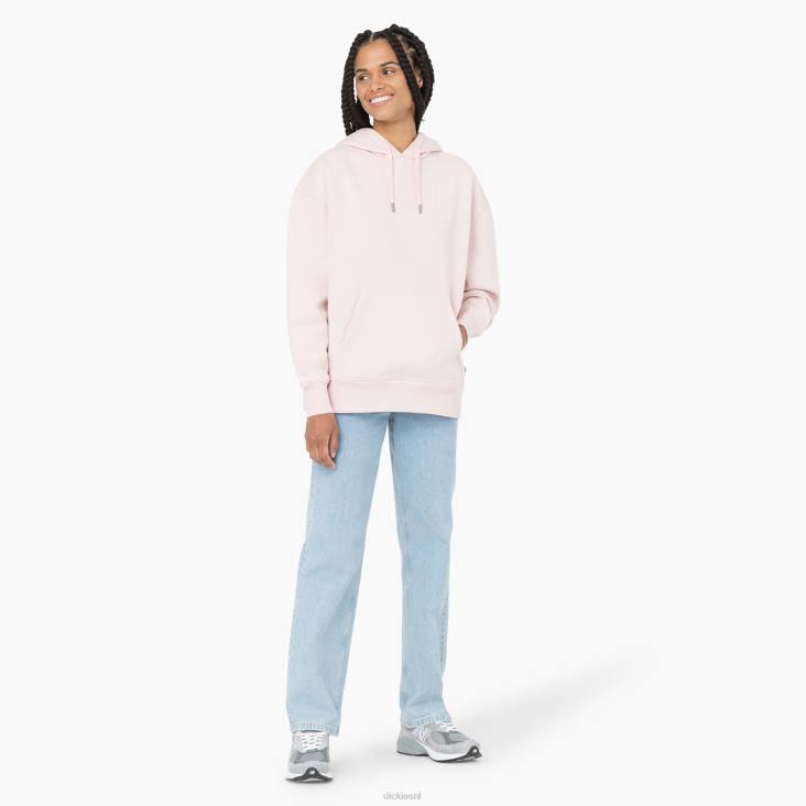 vrouwen Dickies Summerdale hoodie met relaxte pasvorm perzik zweep (p2w) kleding 6F0X2358
