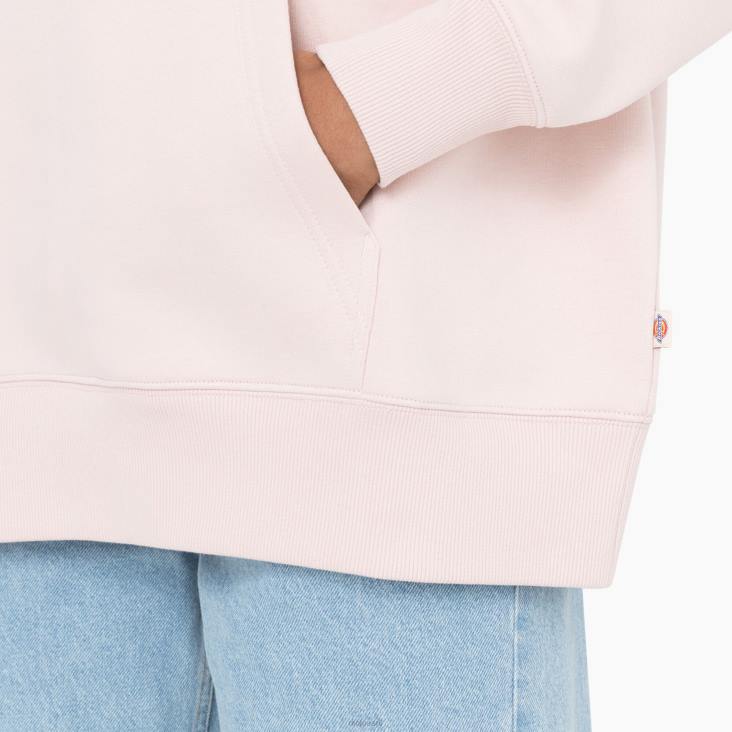 vrouwen Dickies Summerdale hoodie met relaxte pasvorm perzik zweep (p2w) kleding 6F0X2358