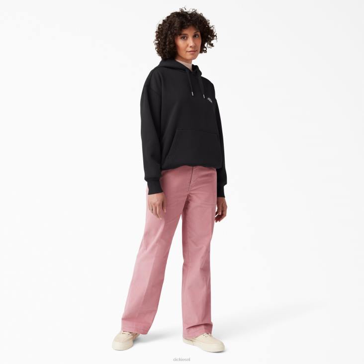 vrouwen Dickies Summerdale hoodie met relaxte pasvorm zwart (kbk) kleding 6F0X2357