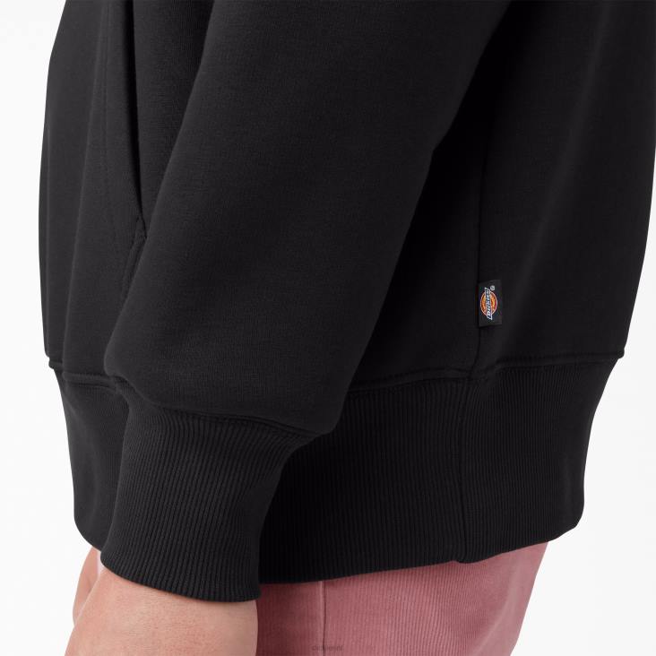 vrouwen Dickies Summerdale hoodie met relaxte pasvorm zwart (kbk) kleding 6F0X2357