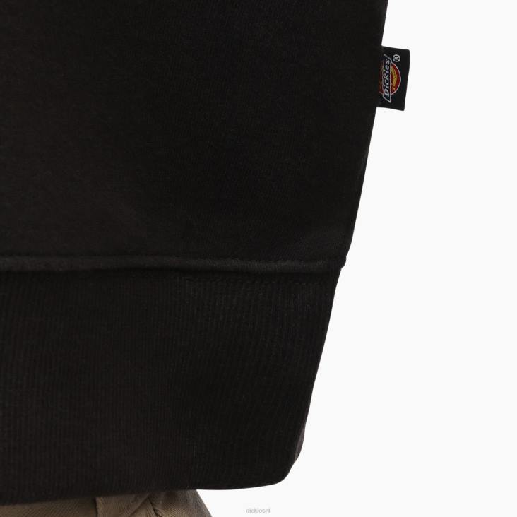 vrouwen Dickies cropped hoodie van Oakport zwart (kbk) kleding 6F0X2320