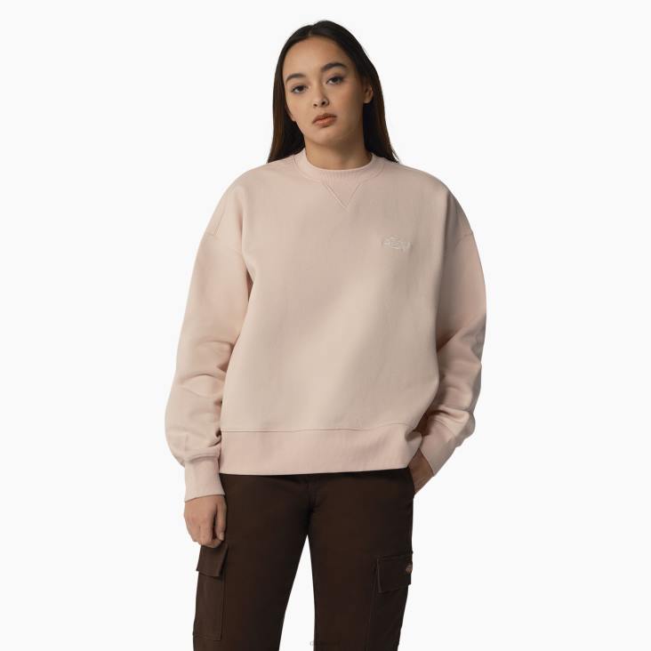 vrouwen Dickies zomers sweatshirt perzik zweep (p2w) kleding 6F0X2294
