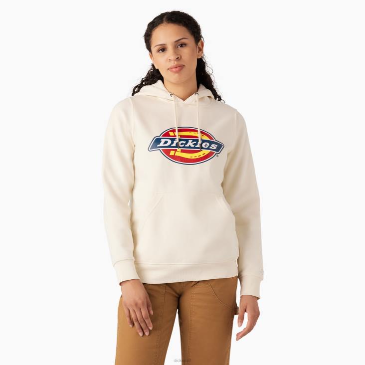 vrouwen Dickies zwaargewicht logo pullover antiek wit (aw) kleding 6F0X2328