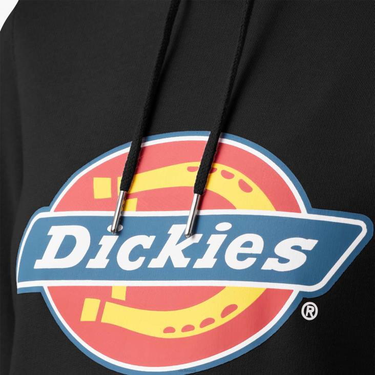 vrouwen Dickies zwaargewicht logo pullover zwart (kbk) kleding 6F0X2330