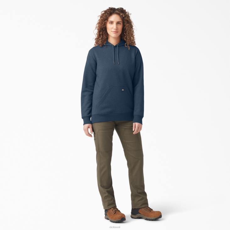 vrouwen Dickies zware trui met logo op de mouw heide marine (nvh) kleding 6F0X2310