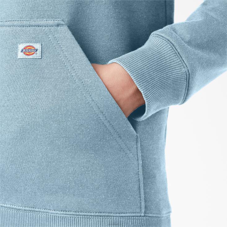 vrouwen Dickies zware trui met logo op de mouw helder blauw (eu) kleding 6F0X2304
