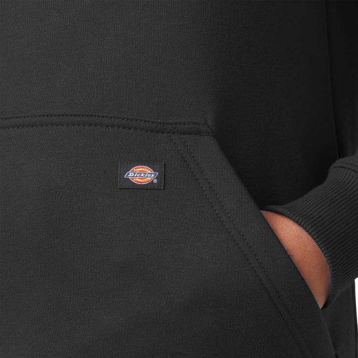 vrouwen Dickies zware trui met logo op de mouw zwart (kbk) kleding 6F0X2307