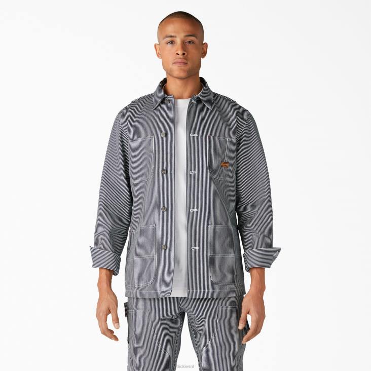 Heren Dickies 1922 hickory gestreepte jas hickory streep (hs) kleding 6F0X1045