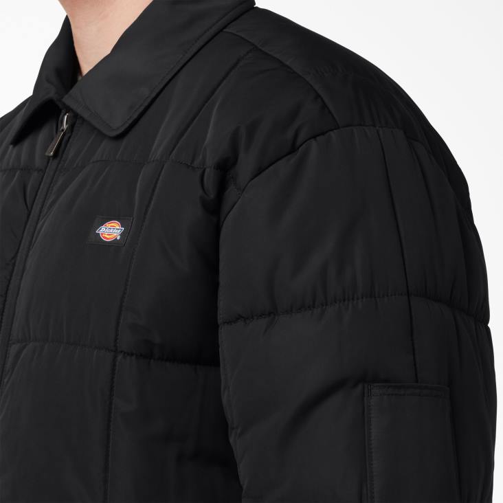 Heren Dickies Eisenhower pufferjack zwart (bkx) kleding 6F0X1068